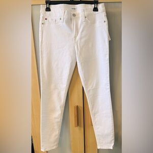 Hudson Krista Super White Skinny Jeans
